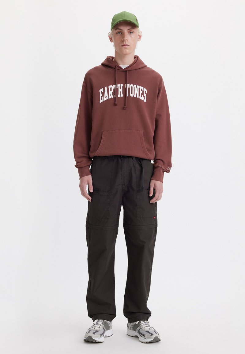 Levi's® UTILITY ZIP OFF PANT Pantalones cargo meteorite/negro