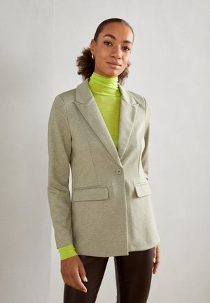 LONG BLAZER - Kort kappa / rock - aloe melange