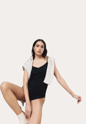 Marks & Spencer 3 PACK RICH STRAPPY - Hemd - black