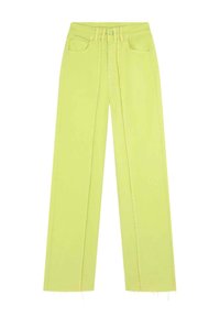 FRONT - Straight leg jeans - lime