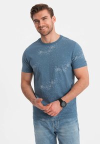 Ombre Triko s potiskem - dark denim