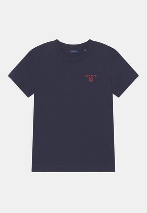 CONTRAST SHIELD - T-shirt basic - evening blue