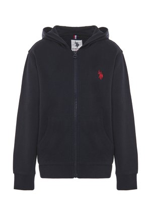 Felpa con zip - blu