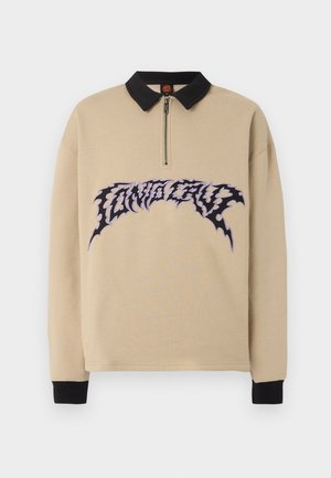 OUT OF TIME ZIP CREW UNISEX - Sweatshirt - stone grey