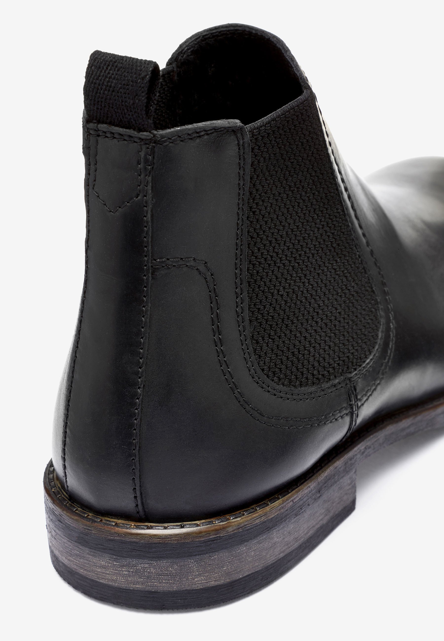 Next BLACK LEATHER CHELSEA BOOTS - Botines - black/negro - Zalando.es