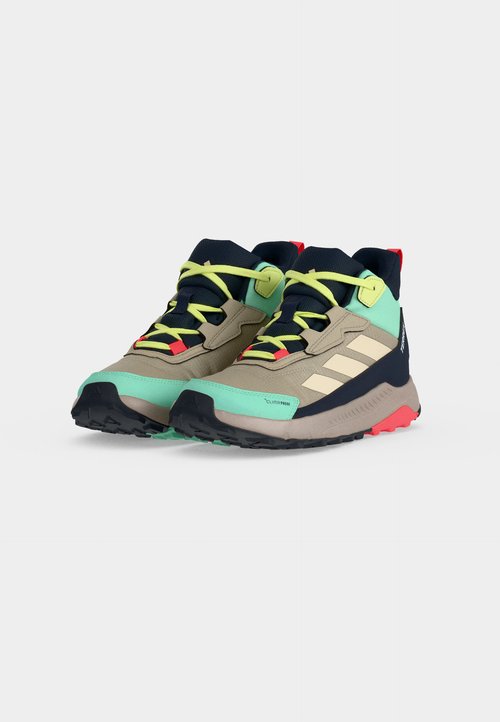 adidas ANYLANDER MID UNISEX - Hiking shoes - khaki three/wonder white/legend ink — foto 3