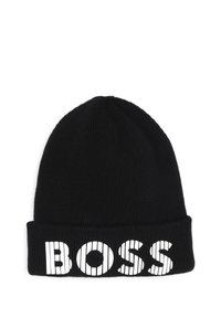 Bonnet Homme BOSS - Laine Douce Et Chaleureuse, Style Décontracté Gris, Idéal Hiver