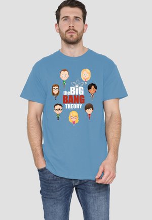 Cotton Soul, BIG BANG THEORY/EMOJIS - Print T-shirt - light blue