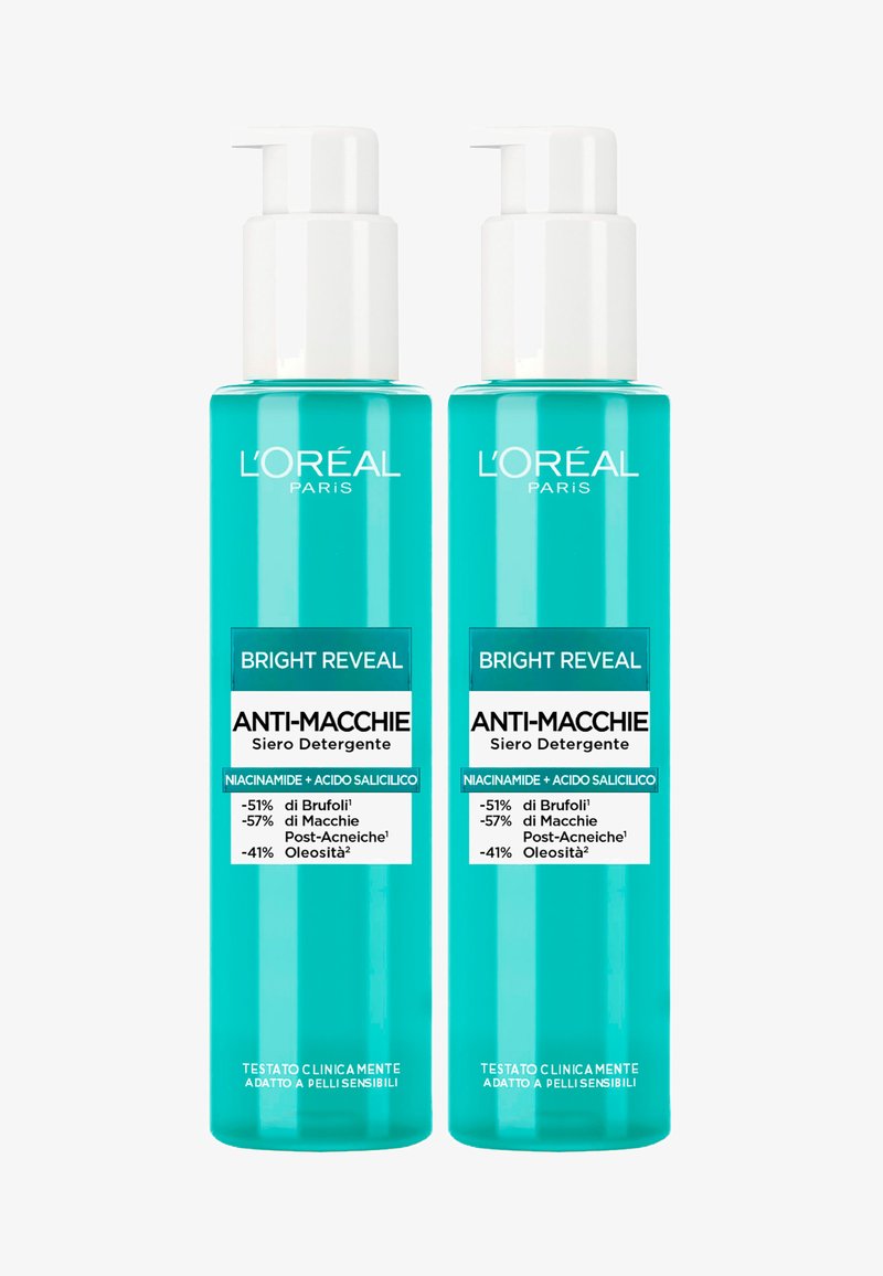 L'Oréal Paris L'ORÉAL PARIS BRIGHT REVEAL SIERO DETERGENTE ANTI-MACCHIE CON NIACINAMIDE + ACIDO SALICILICO - 2 PACK - Siero - trasparente