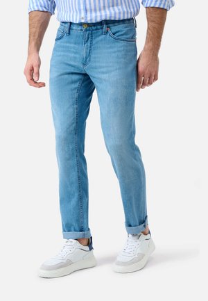 BRAX STYLE CHUCK  - Straight leg jeans - steel blue used