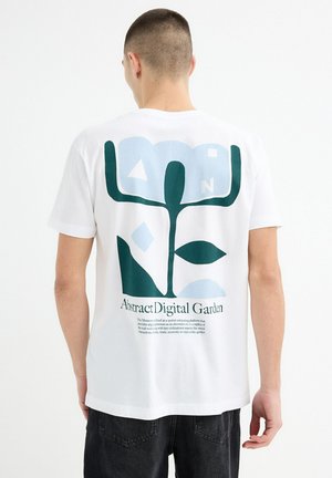 INSIDE Camiseta estampada - blanco