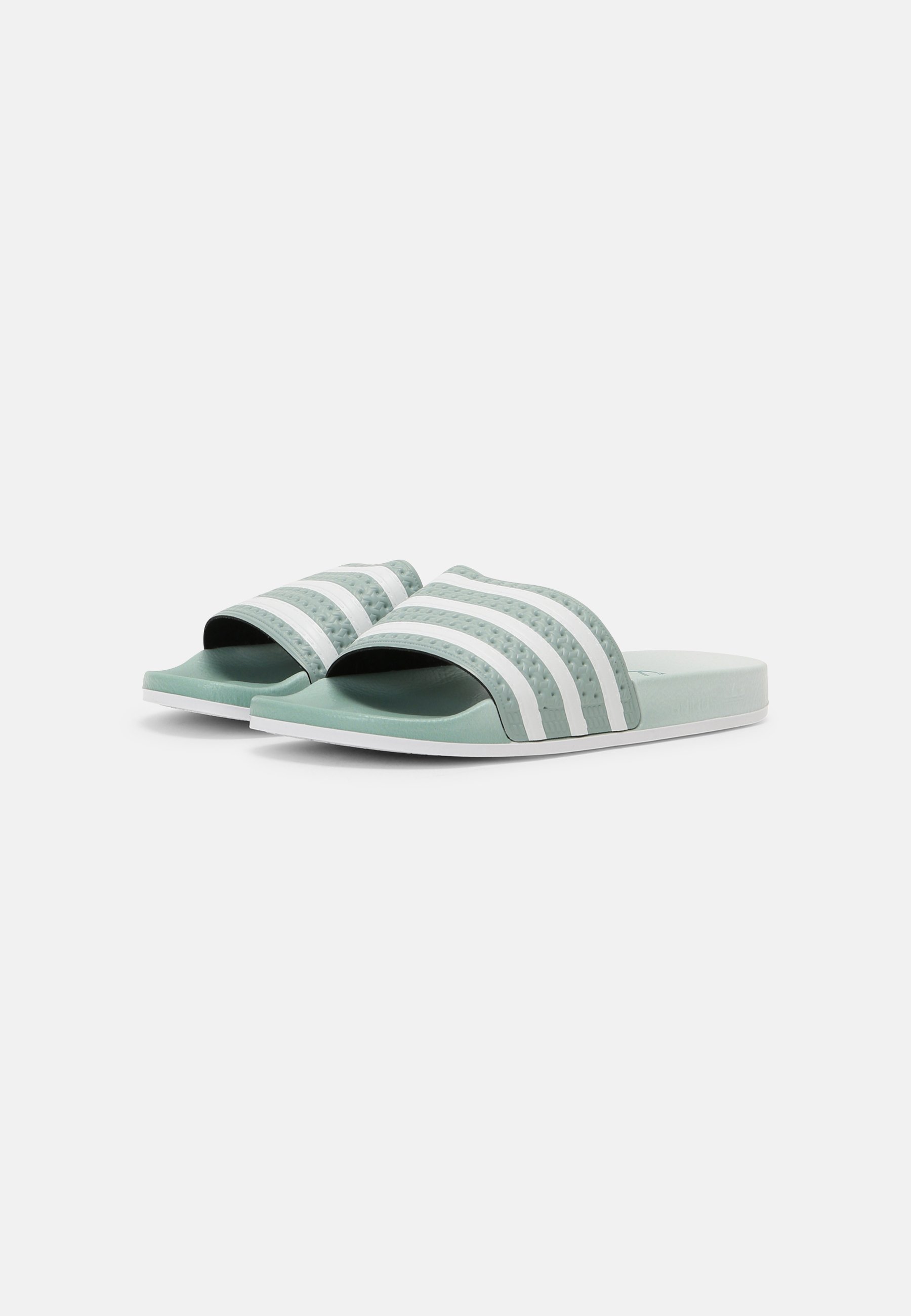 adilette hazy green