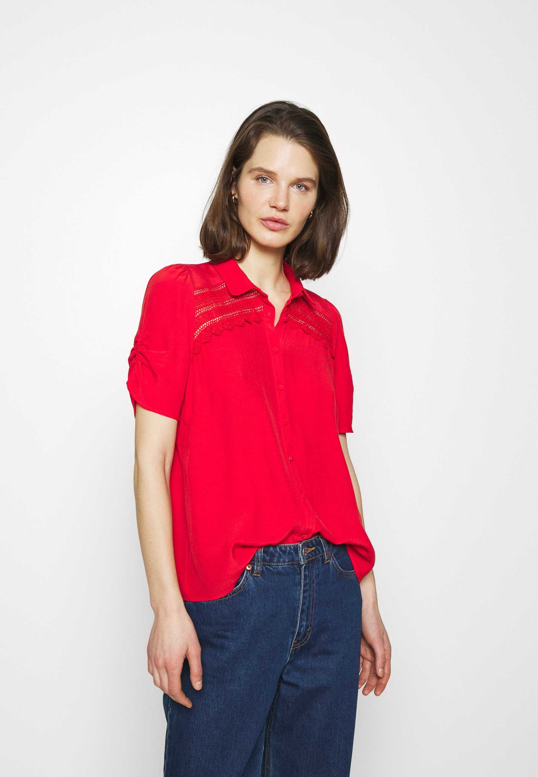 camicia stampa rossetti