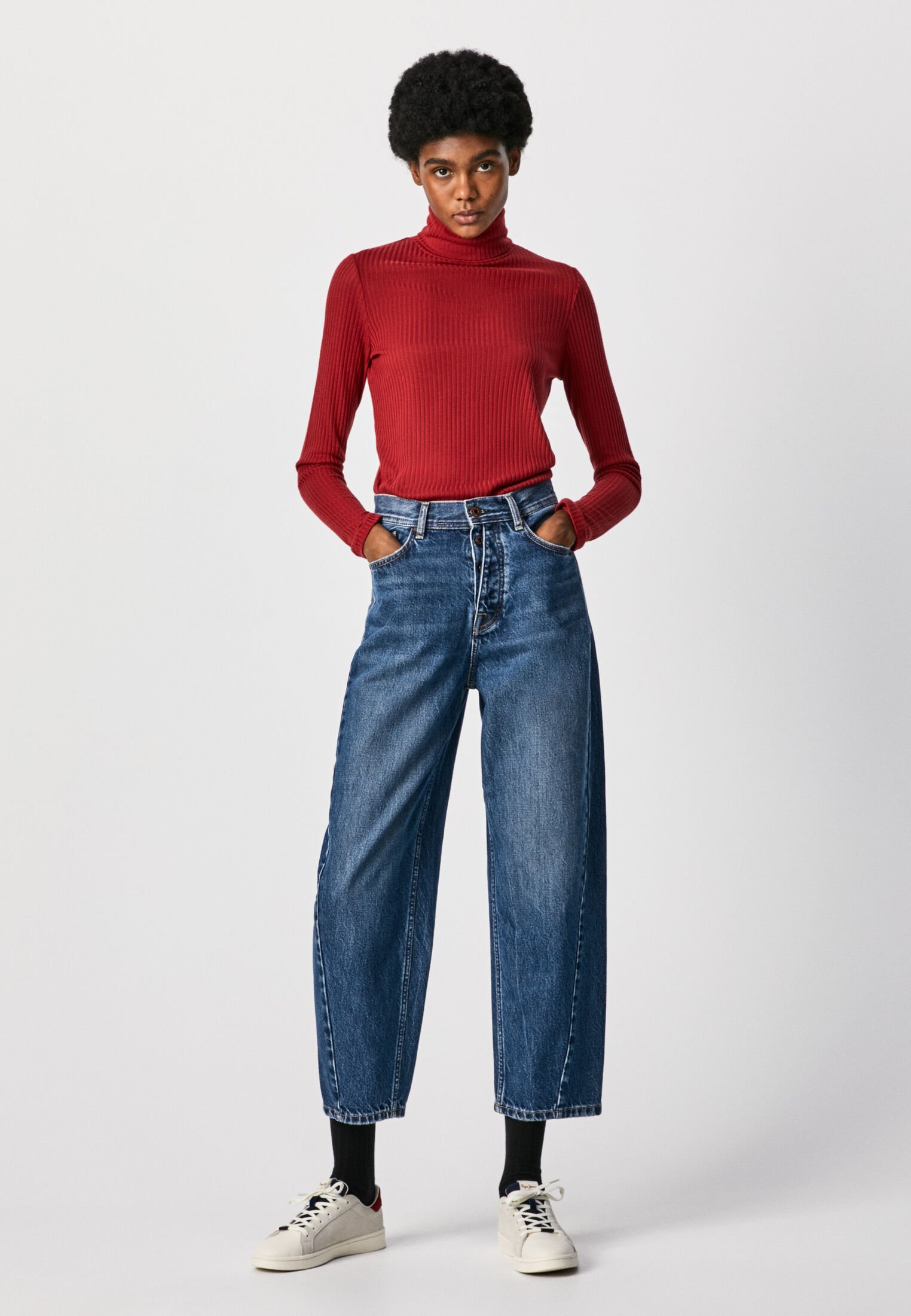 Pepe Jeans ADDISON - Relaxed fit jeans - dk open end wiser/stone blue denim  - Zalando.co.uk