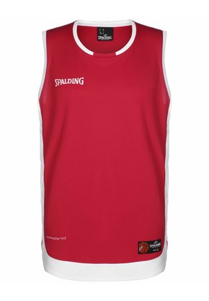 Spalding HUSTLE TANK - Débardeur - red white