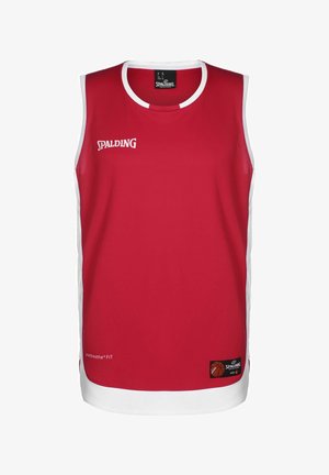 Spalding HUSTLE TANK - Débardeur - red white