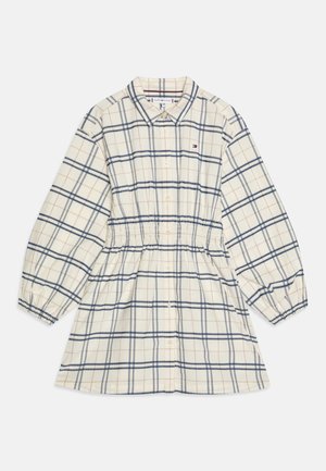 Tommy Hilfiger CHECK SHIRT DRESS - Robe chemise - classic beige