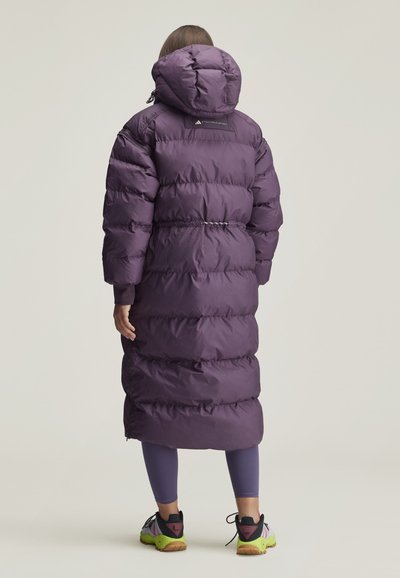adidas by Stella McCartney LONG - Téli kabát - mineral red
