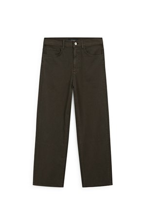 Massimo Dutti WITH VENT DETAILS  - Trousers - brown