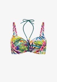 Niewybrane, miękki biustonosz od bikini turkusowy