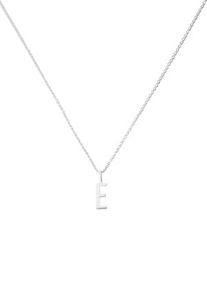 Design Letters HALSKETTE MIT KLEIN INITIAL CHARM SILBER (A-Z) - Halskette - silver coloured