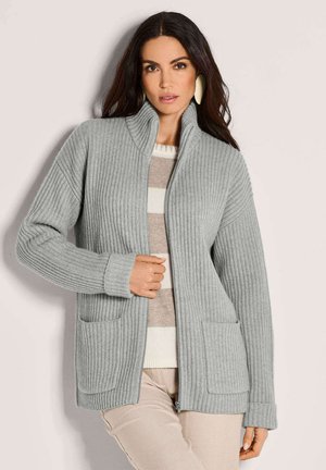 Strickjacke - stone grey   melange