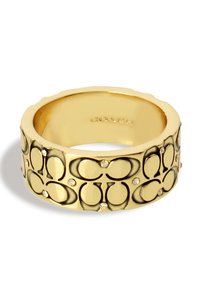 SIGNATURE QUILTED BAND - Ring - gold-coloured