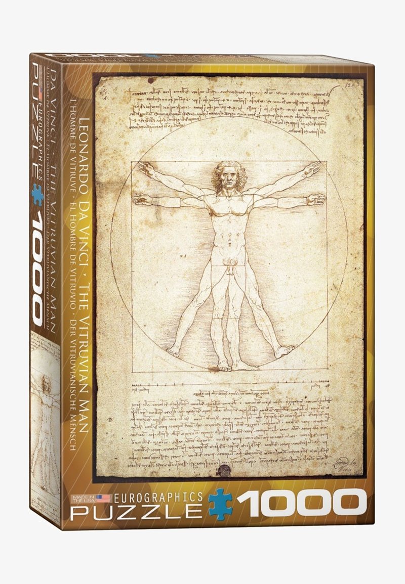 Eurographics The Vitruvian Man - Puzzle - multicoloured