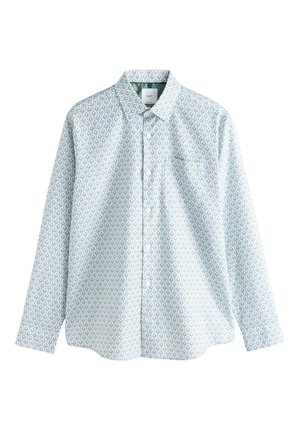 Next, REGULAR FIT - LONG SLEEVE PRINT - Chemise - white blue floral trellis