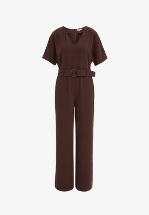 WE Fashion, Buksedragter - dark brown