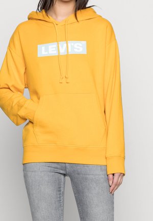 Felpa con cappuccio - ochre