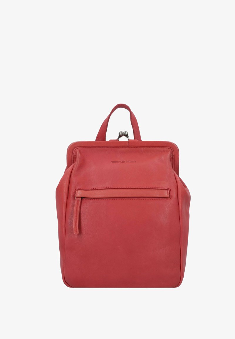 Greenburry VINTAGE WASHED CITY 27 CM - Zaino - bloodred