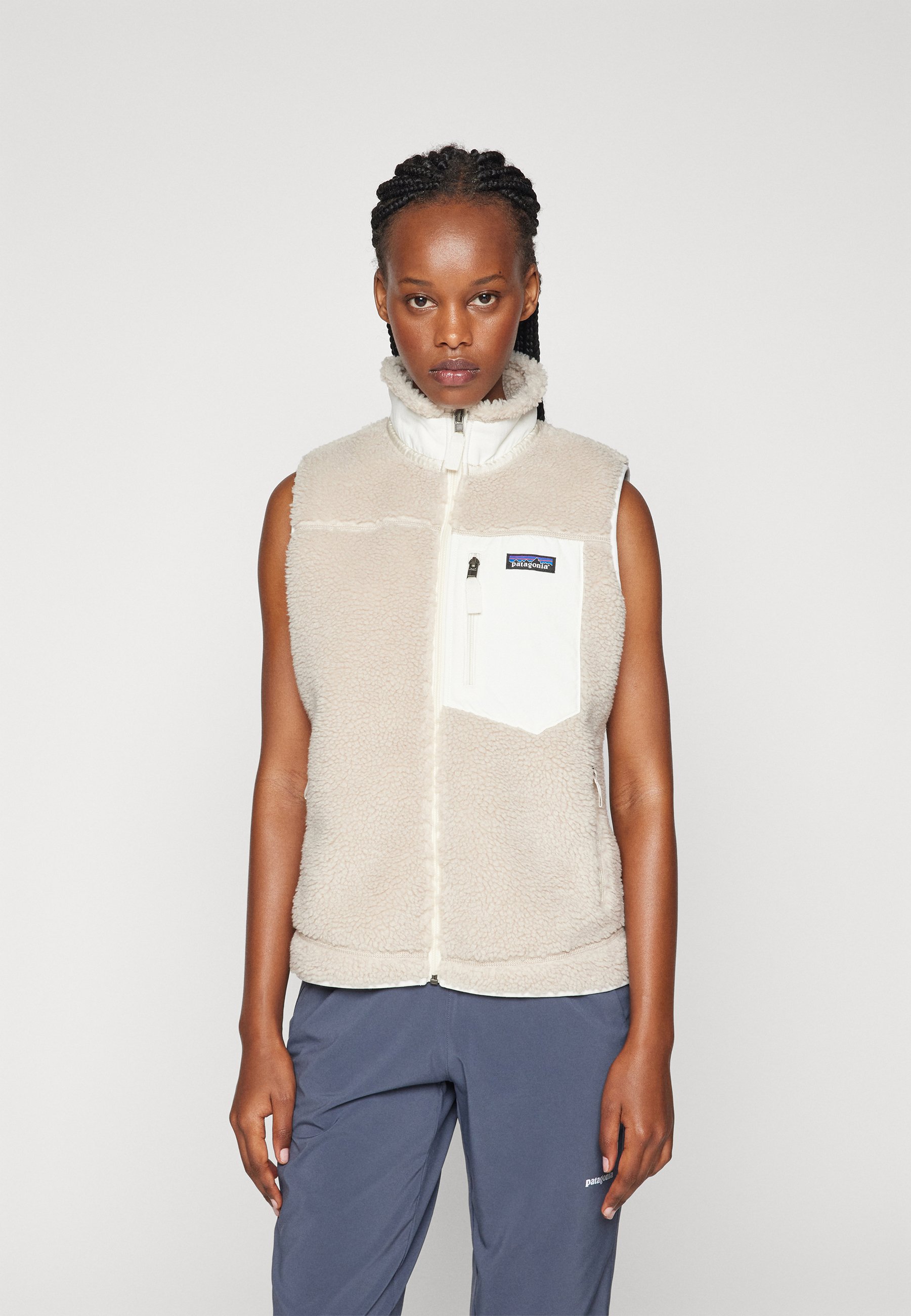 Patagonia CLASSIC RETRO-X VEST - Waistcoat - natural/birch white 