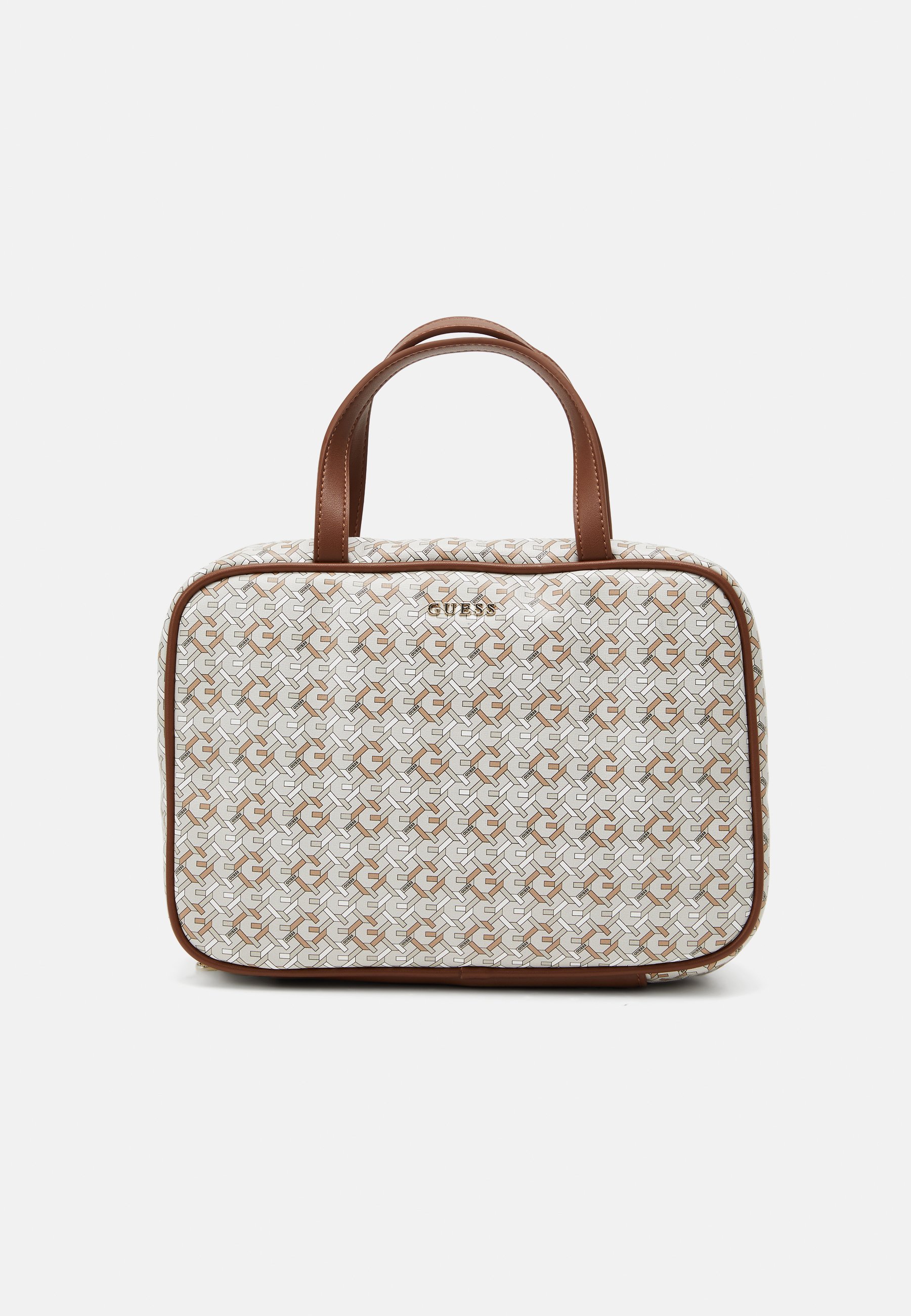 Guess TRAVEL CASE Kosmetiktasche beige multi/beige
