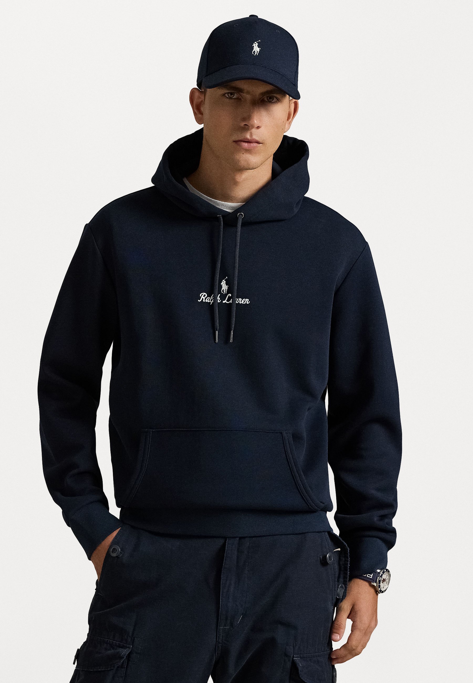 Polo Ralph Lauren LOGO DOUBLE-KNIT HOODIE Sweatshirt aviator