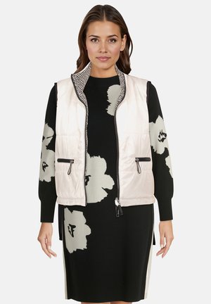 Gebreide jurk - patch black cream