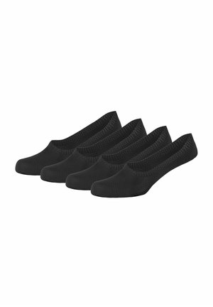 UNIFARBEN 4ER PACK - Füßlinge - black