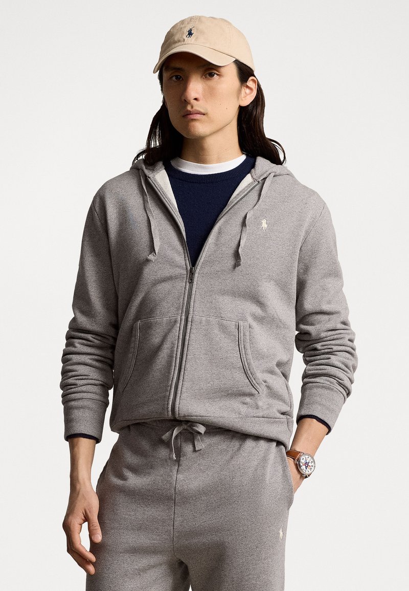 Polo Ralph Lauren LOOPBACK FLEECE FULL-ZIP HOODIE - Mikina so zipsom - dark vintage heather
