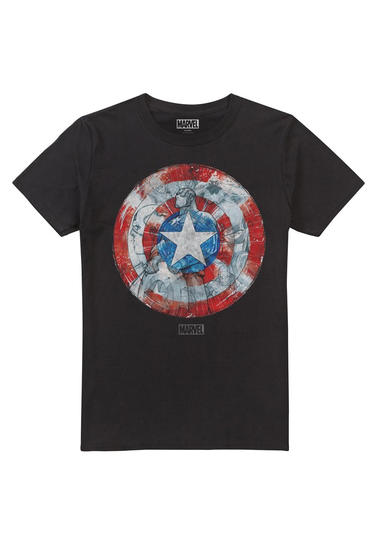 Marvel T-shirt print zwart Marvel T-shirt print zwart