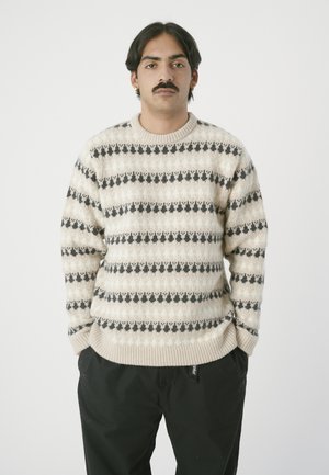 TRIO - Strickpullover - peyote