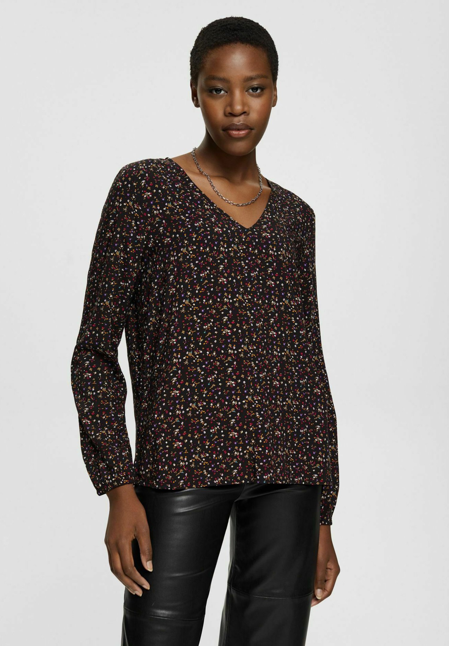 Blouse EDC By Esprit Crème Avec Broderie | Taille S | Manches Longues | Occasion Très Bon État