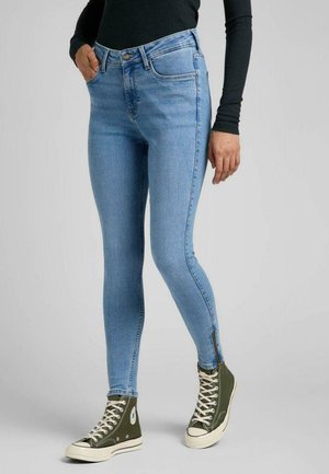 SCARLETT HIGH ZIP - Jeans Skinny Fit - partly cloudy