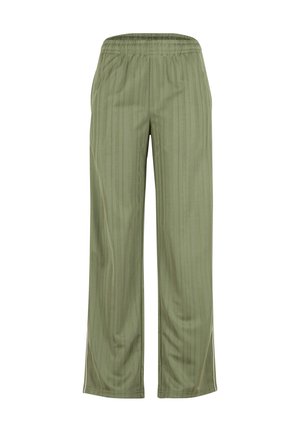 Karl Kani, OG SHADOW STRIPE TRACKPANTS - Nadrágok - lightolive/offwhite