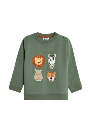 SAFARI FRIENDS APPLIQUE  - REGULAR FIT - Sweatshirt - khaki