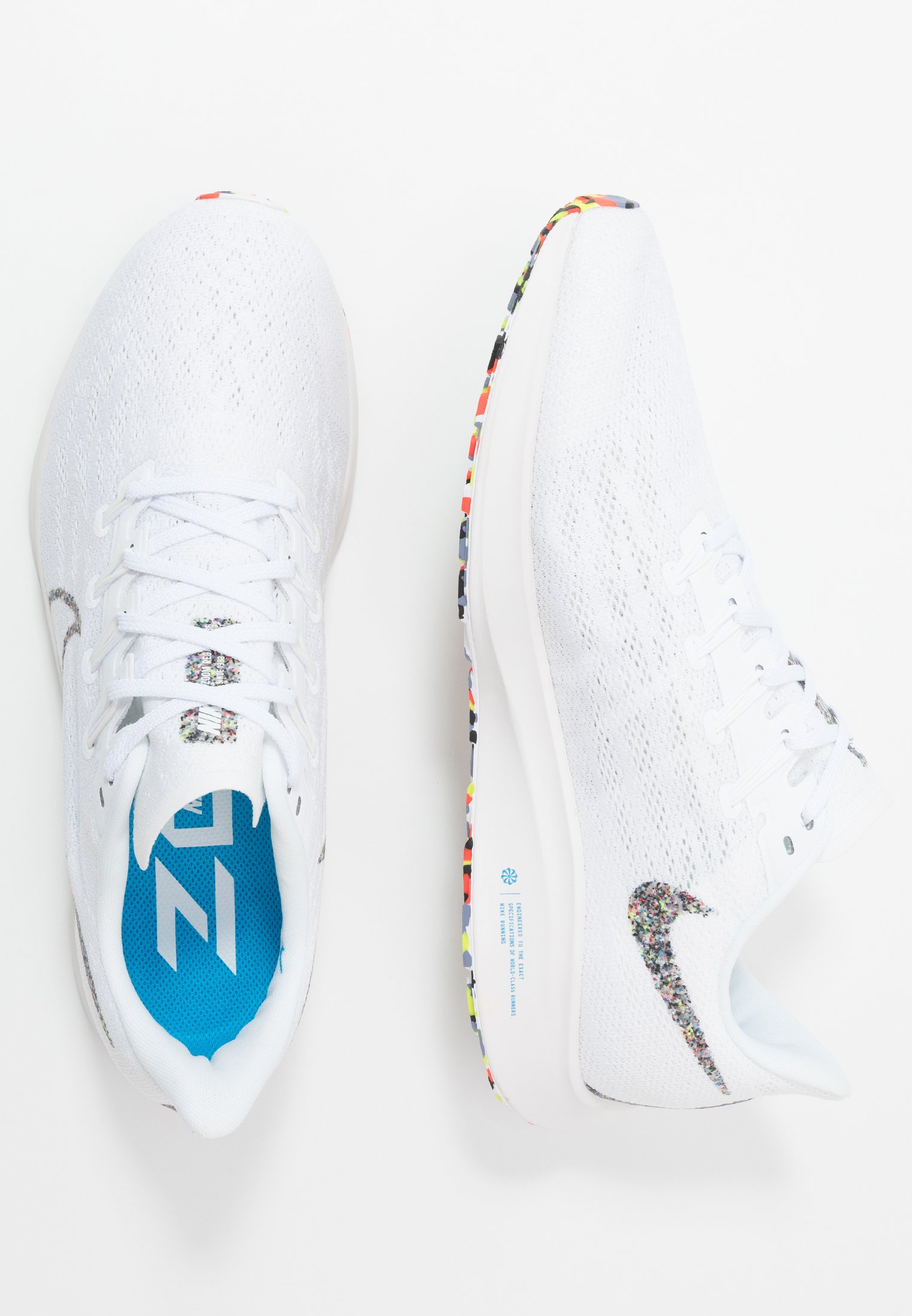 Nike Performance AIR ZOOM PEGASUS 36 ANTI WINTER - Scarpe running neutre -  white/summit white/blue hero/bianco - Zalando.it