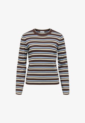 Object, JUMPER RIBBED - Striktrøje - seal brown