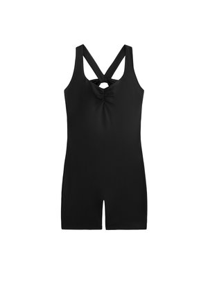 OYSHO CROSSOVER BACK COMFORTLUX SHORT - Combinaison d'échauffement - black