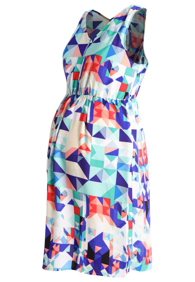 Spring Maternity Jurk meerkleurig Spring Maternity Jurk meerkleurig
