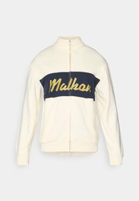 UNIVERSITY DOUBLE ZIP - Sweatjakke - cream/navy