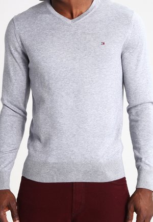Trui - mottled light grey